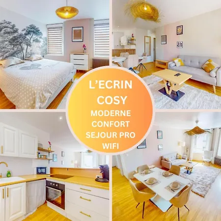 Apartamento L'ecrin Cosy- Moderne & Confort - Ideal Long Sejour - Professionnels Bienvenus - Elite Premium Services *