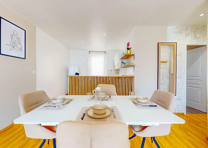 L'ecrin Cozy - Thermal - Cite Judiciaire 4 Personnes *